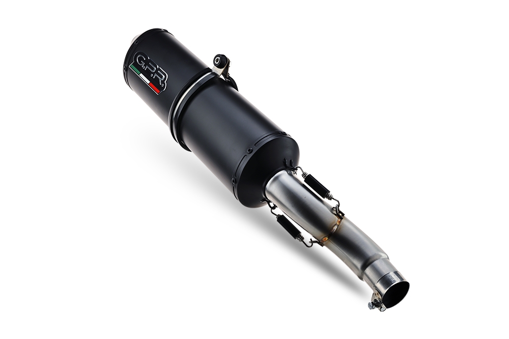 Pot echappement compatible avec Tuning TUNING 1980-2021, Ghisa , Silencieux racing à adapter au collecteur d'origine, livré avec db killer amovible 