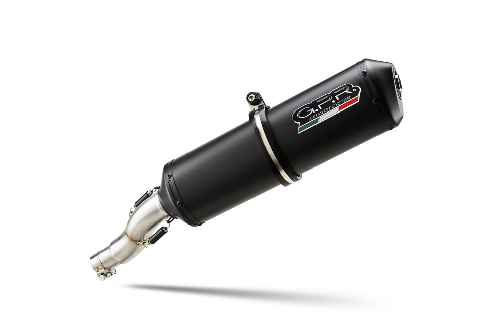 Pot echappement compatible avec Bmw F 650 Cs Scarver 2001-2006, Ghisa , Échappement légal, homologué,silencieux avec db killer amovible et tuyau de liaison spécifique 