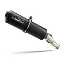 Pot echappement compatible avec Tuning TUNING 1980-2021, Ghisa , Silencieux racing à adapter au collecteur d'origine, livré avec db killer amovible 