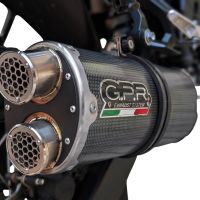 Pot echappement compatible avec Honda XL750 TRANSALP 750 2023-2025, Dual Poppy, Échappement légal, homologué,silencieux avec db killer amovible et tuyau de liaison spécifique 