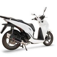 Pot echappement compatible avec Honda SH 125 2024-2025, Furore-X Scooter, Silencieux homologué pour bruit, échappement complet avec catalyseur et db killer 