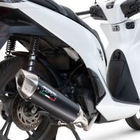 Pot echappement compatible avec Honda SH 125 2024-2025, Furore-X Scooter, Silencieux homologué pour bruit, échappement complet avec catalyseur et db killer 