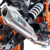 Pot echappement compatible avec Husqvarna Vitpilen 125 2024-2025, GP-Revo Titanium, Échappement légal, homologué,silencieux avec db killer amovible et tuyau de liaison spécifique 