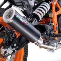 Pot echappement compatible avec Husqvarna Vitpilen 250 2024-2025, M3 Black Titanium, Échappement légal, homologué,silencieux avec db killer amovible et tuyau de liaison spécifique 