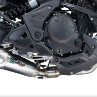 Pot echappement compatible avec Kawasaki Z 650 2023-2025, GP-Revo Titanium, Pot d'échappement complet racing, compris de collecteur et db killer amovible, sans homologation 