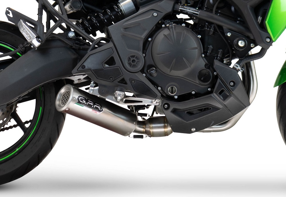 Pot echappement compatible avec Kawasaki Z 650 2023-2025, M3 Inox , Pot echappement racing, ligne complet, fourni avec collecteur spécifique, article sans homologation 