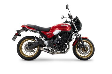 Pot echappement compatible avec Kawasaki Z 650 RS 2024-2025, Deeptone Inox, Pot echappement racing, ligne complet, fourni avec collecteur spécifique, article sans homologation 