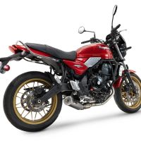 Pot echappement compatible avec Kawasaki Z 650 RS 2024-2025, M3 Inox , Pot echappement racing, ligne complet, fourni avec collecteur spécifique, article sans homologation 