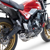 Pot echappement compatible avec Kawasaki Z 650 RS 2024-2025, M3 Inox , Pot echappement racing, ligne complet, fourni avec collecteur spécifique, article sans homologation 