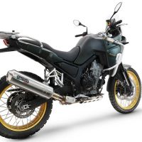 Pot echappement compatible avec Kove 800X 2024-2026, Satinox , Échappement légal, homologué,silencieux avec db killer amovible et tuyau de liaison spécifique 