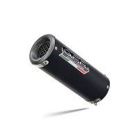 Pot echappement compatible avec Benelli 502 C 2019-2020, M3 Black Titanium, Échappement légal, homologué,silencieux avec db killer amovible et tuyau de liaison spécifique 