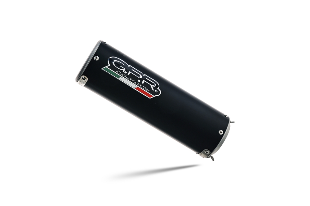 Pot echappement compatible avec Bmw F 900 XR-R 2020-2025, M3 Black Titanium, Échappement légal, homologué,silencieux avec db killer amovible et tuyau de liaison spécifique 