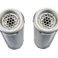 Pot echappement compatible avec Aprilia Shiver 900 2017-2020, M3 Inox , Paire de pot d'échappement homologuées, livrées avec db killer amovible et raccords spécifiques 