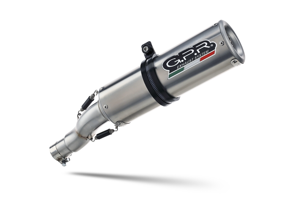 Pot echappement compatible avec Bmw R 1200 R 2011-2014, M3 Inox , Échappement légal, homologué,silencieux avec db killer amovible et tuyau de liaison spécifique 