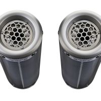 Pot echappement compatible avec Aprilia Shiver 900 2017-2020, M3 Poppy , Paire de pot d'échappement homologuées, livrées avec db killer amovible et raccords spécifiques 