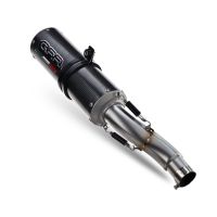 Pot echappement compatible avec Yamaha Mt-07 2021-2024, M3 Poppy , Pot échappement complet, non légal pour les pays de l'UE, avec db killer amovible 