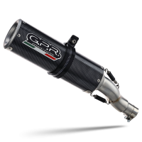 Pot echappement compatible avec Yamaha Tracer 9 GT 2021-2024, M3 Poppy , Pot échappement complet, non légal pour les pays de l'UE, avec db killer amovible 