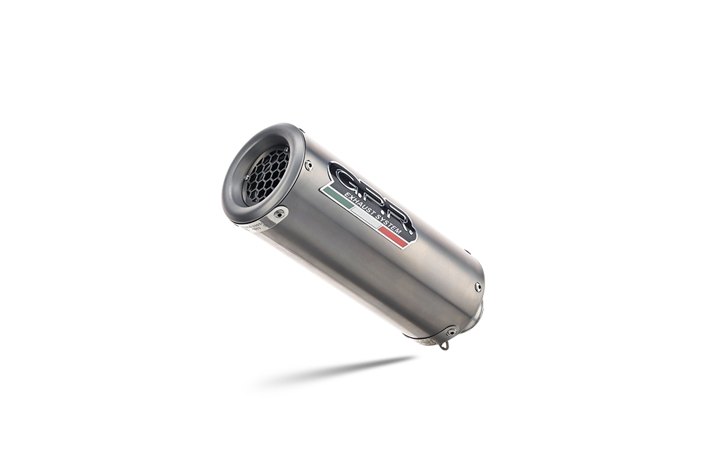 Pot echappement compatible avec Bmw S 1000 R -M 2014-2016, M3 Titanium Natural, Homologué et légal, système d'échappement complet, avec db killer amovible 