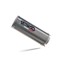 Pot echappement compatible avec Bmw S 1000 R -M 2014-2016, M3 Titanium Natural, Homologué et légal, système d'échappement complet, avec db killer amovible 