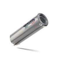 Pot echappement compatible avec Moto Guzzi V85 TT 2021-2024, M3 Titanium Natural, Échappement légal, homologué,silencieux avec db killer amovible et tuyau de liaison spécifique 