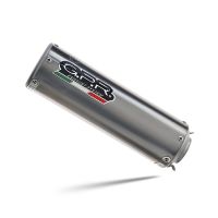 Pot echappement compatible avec Aprilia Rsv 1000 R Factory 2006-2010, M3 Titanium Natural, Paire de pot d'échappement homologuées, livrées avec db killer amovible et raccords spécifiques 