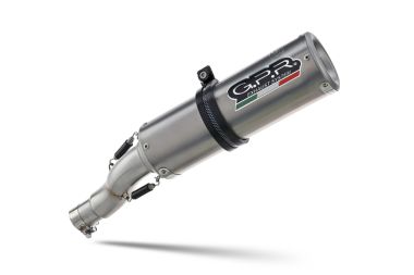 Pot echappement compatible avec Bmw R Nine-T 1200 -Pure -Racer -Urban G-S 2017-2023, M3 Titanium Natural, Échappement légal, homologué,silencieux avec db killer amovible et tuyau de liaison spécifique 