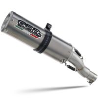 Pot echappement compatible avec Aprilia Tuono V4 1100 -Rr -Factory 2015-2016, M3 Titanium Natural, Échappement légal, homologué,silencieux avec db killer amovible et tuyau de liaison spécifique 