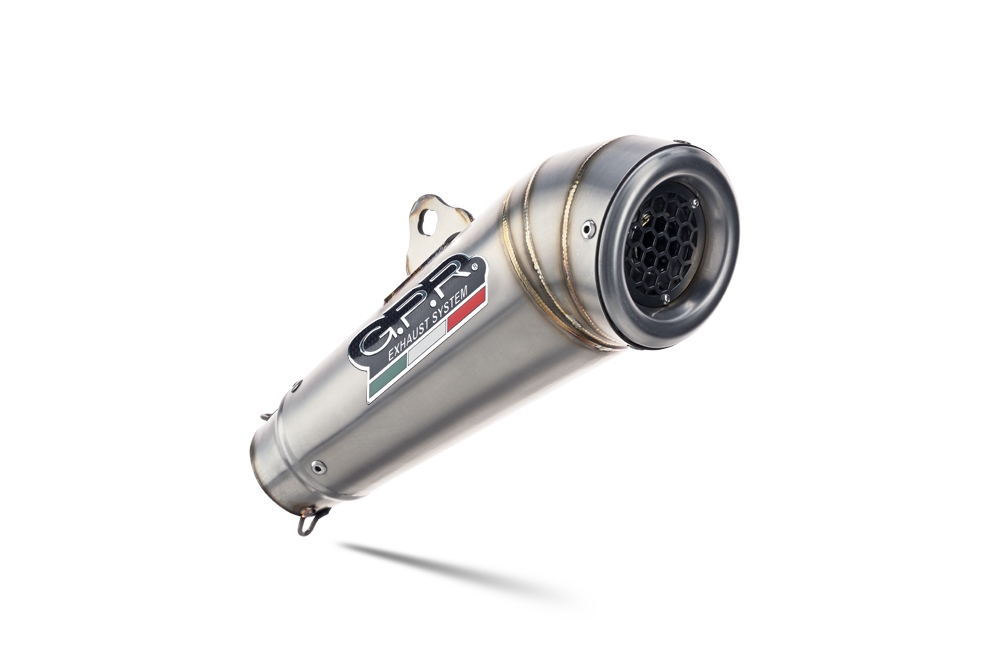 Pot echappement compatible avec Bmw R Nine-T 1200 -Pure -Racer -Scrambler -Urban G-S 2013-2016, Powercone Evo, Échappement légal, homologué,silencieux avec db killer amovible et tuyau de liaison spécifique 