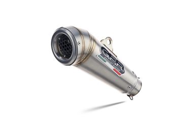 Pot echappement compatible avec Zontes 350 T1 ADV 2022-2024, Powercone Evo, Pot échappement complet, non légal pour les pays de l'UE, avec db killer amovible 