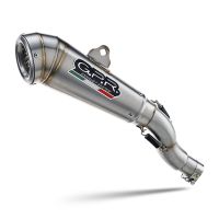 Pot echappement compatible avec Benelli Leoncino 500 Trail 2017-2024, Powercone Evo, Échappement légal, homologué,silencieux avec db killer amovible et tuyau de liaison spécifique 