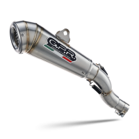 Pot echappement compatible avec Yamaha Mt-09 2021-2024, Powercone Evo, Pot échappement complet, non légal pour les pays de l'UE, avec db killer amovible 