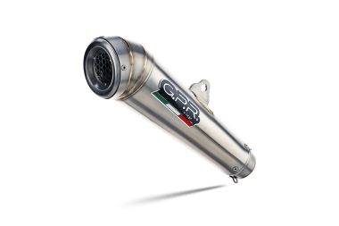 Pot echappement compatible avec Tuning TUNING 1980-2021, Powercone Evo, Silencieux racing à adapter au collecteur d'origine, livré avec db killer amovible 