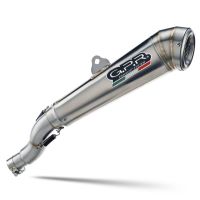 Pot echappement compatible avec Moto Guzzi V85 TT 2019-2020, Powercone Evo, Échappement légal, homologué,silencieux avec db killer amovible et tuyau de liaison spécifique 