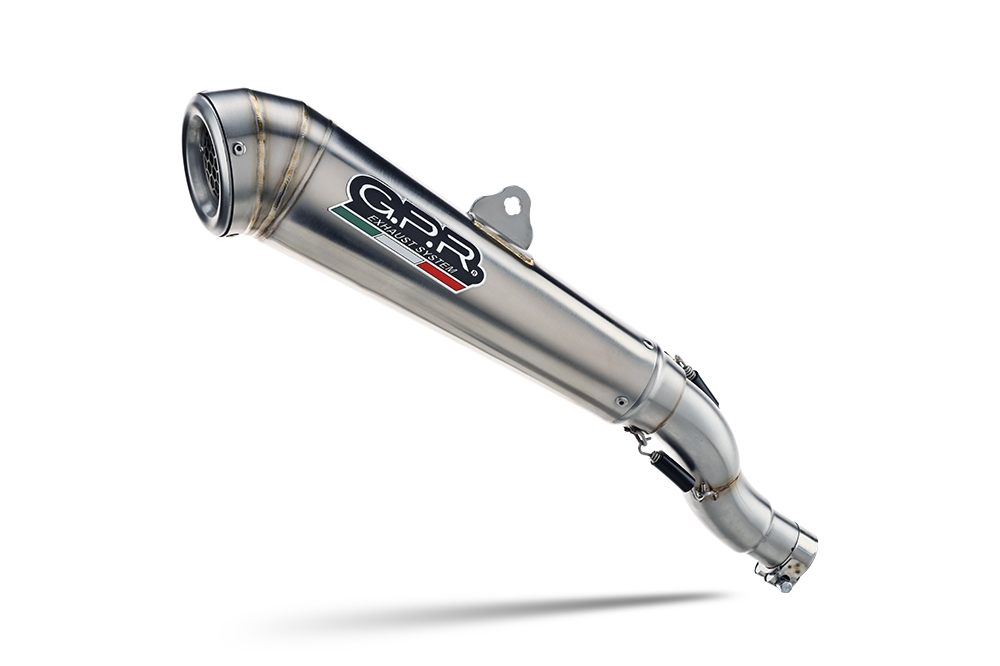 Pot echappement compatible avec Kawasaki Z 650 650 2023-2024, Powercone Evo, Pot échappement complet, non légal pour les pays de l'UE, avec db killer amovible 