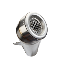 Pot echappement compatible avec Yamaha Xsr 700 2021-2024, Powercone Evo, Pot échappement complet, non légal pour les pays de l'UE, avec db killer amovible 
