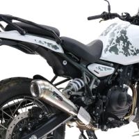Pot echappement compatible avec Royal Enfield Guerrilla 450 2024-2025, Powercone Evo, Échappement légal, homologué,silencieux avec db killer amovible et tuyau de liaison spécifique 