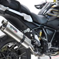Pot echappement compatible avec Bmw R 1250 Gs -Adventure 2019-2020, Dual Inox, Échappement légal, homologué,silencieux avec db killer amovible et tuyau de liaison spécifique 