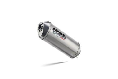 Pot echappement compatible avec Honda Xr 650 L 1993-2025, Satinox , Pot echappement racing,silencieux avec db killer et des tuyaux de liaison sans homologation 
