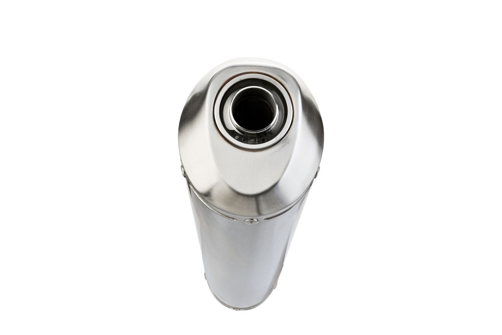 Pot echappement compatible avec Ktm 450 EXC 2009-2011, Satinox , Pot echappement racing,silencieux avec db killer et des tuyaux de liaison sans homologation 