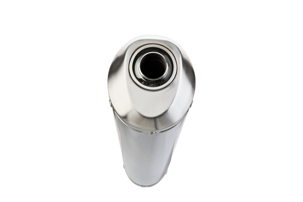 Pot echappement compatible avec Yamaha Xsr 700 2021-2024, Satinox , Pot échappement complet, non légal pour les pays de l'UE, avec db killer amovible 