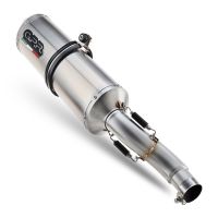 Pot echappement compatible avec Ktm 450 EXC 2009-2011, Satinox , Pot echappement racing,silencieux avec db killer et des tuyaux de liaison sans homologation 
