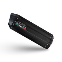 Pot echappement compatible avec Benelli Trk 702 2023-2024, Hyper Sonic Black Titanium, Échappement légal, homologué,silencieux avec db killer amovible et tuyau de liaison spécifique 