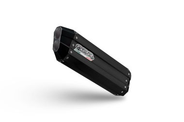 Pot echappement compatible avec Triumph Tiger 900 GT / Pro / Rally Pro 2024-2025, Hyper Sonic Black Titanium, Échappement légal, homologué,silencieux avec db killer amovible et tuyau de liaison spécifique 