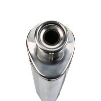 Pot echappement compatible avec Benelli Trk 502 X 2017-2020, Trioval, Échappement légal, homologué,silencieux avec db killer amovible et tuyau de liaison spécifique 