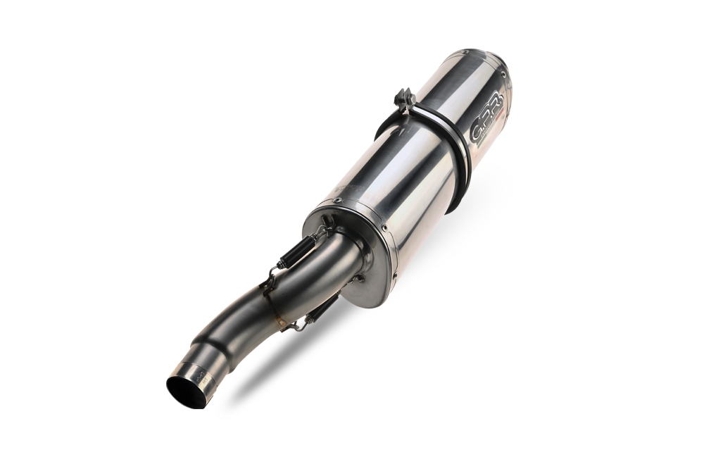 Pot echappement compatible avec Aprilia Pegaso 3 650 -Pegaso i.e. 1997-2000, Trioval, Paire de pot d'échappement homologuées, livrées avec db killer amovible et raccords spécifiques 