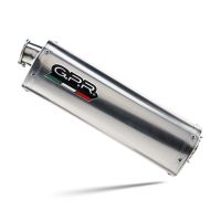 Pot echappement compatible avec Benelli Trk 502 X 2017-2020, Trioval, Échappement légal, homologué,silencieux avec db killer amovible et tuyau de liaison spécifique 