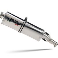 Pot echappement compatible avec Benelli Trk 502 X 2017-2020, Trioval, Échappement légal, homologué,silencieux avec db killer amovible et tuyau de liaison spécifique 