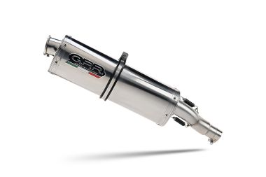Pot echappement compatible avec Bmw HP 2 Enduro 2006-2009, Trioval, Échappement légal, homologué,silencieux avec db killer amovible et tuyau de liaison spécifique 