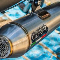 Pot echappement compatible avec Ural Gear Up 2017-2019, Ultracone, Pot échappement complet, non légal pour les pays de l'UE, avec db killer amovible 