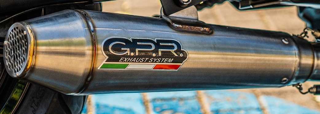 Pot echappement compatible avec Ural Gear Up 2020-2024, Ultracone, Pot échappement complet, non légal pour les pays de l'UE, avec db killer amovible 